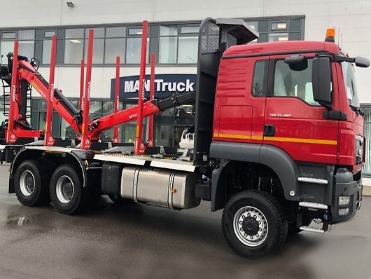 Лесовоз MAN TGS 33.480 6X6 BB 6.5м